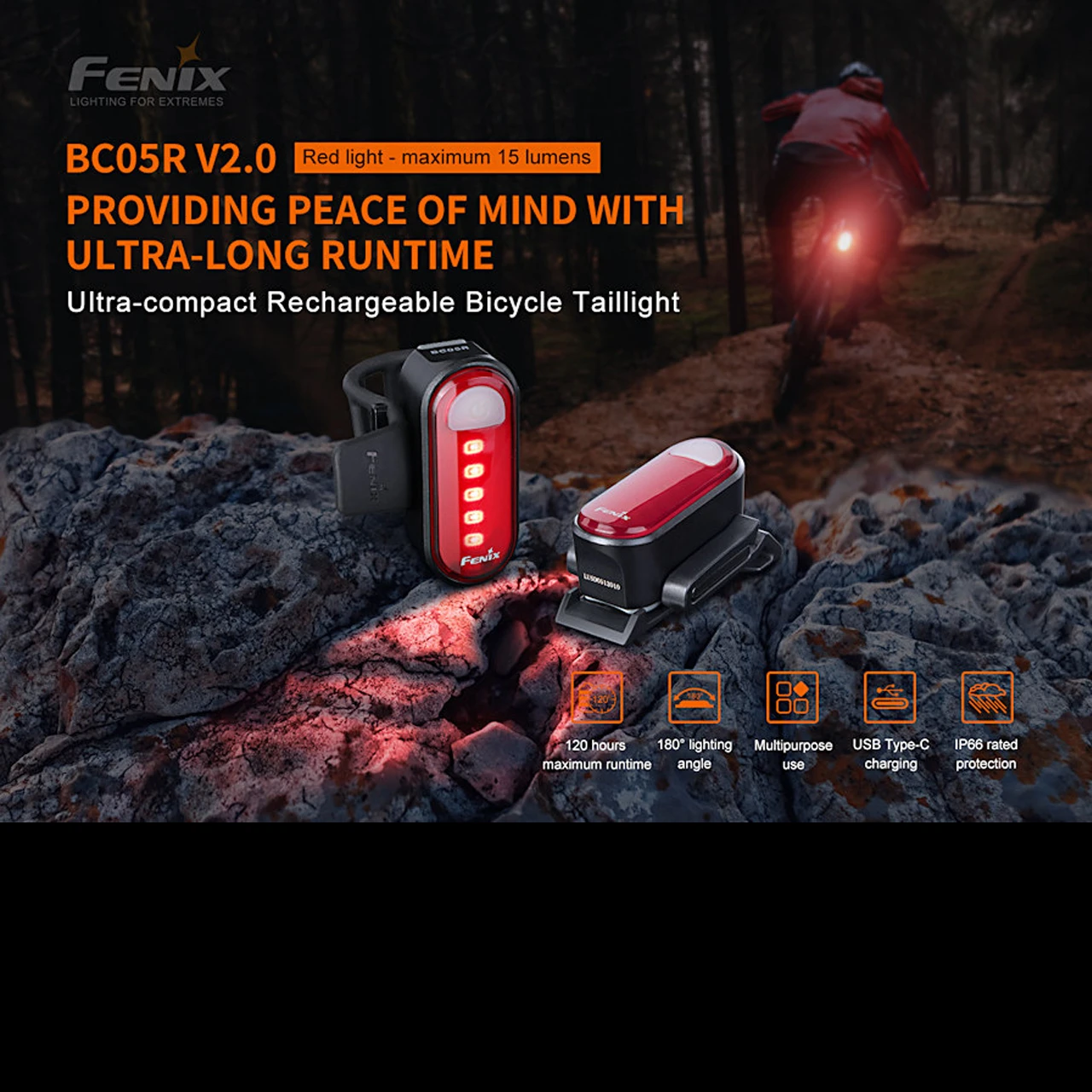 Fenix BC05R V2 Rear Bike Light 7 Fenix BC05R V2 Rear Bike Light - Image 7