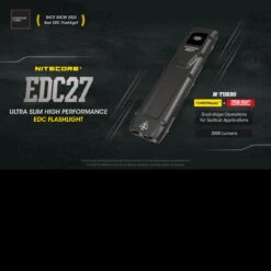 Nitecore EDC27 Flashlight -SurvGear Shop EDC27 76713.1681908903