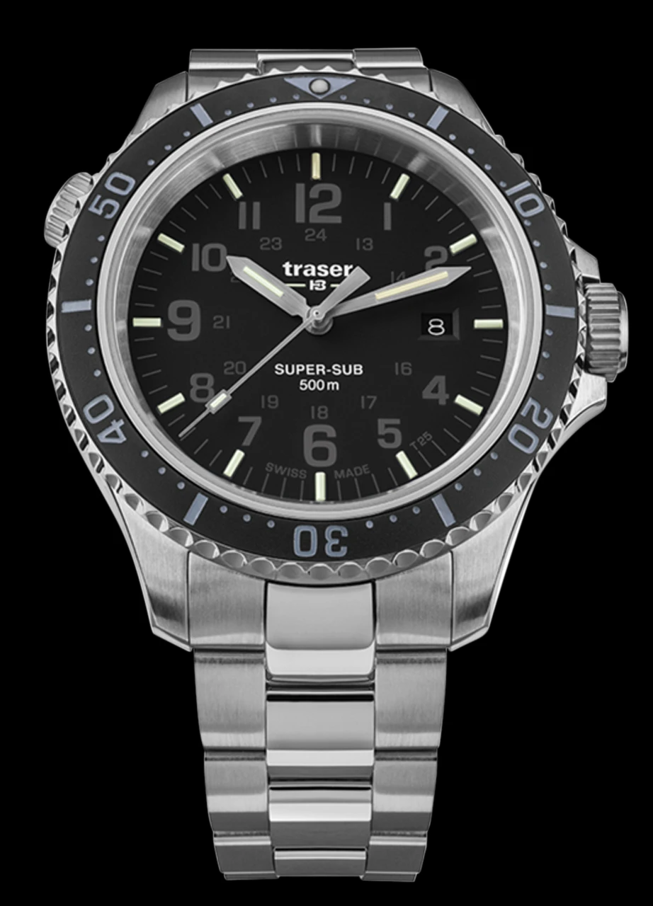 Traser H3 P67 Super Sub Stainless Bracelet 6 Traser H3 P67 Super Sub Stainless Bracelet - Image 6