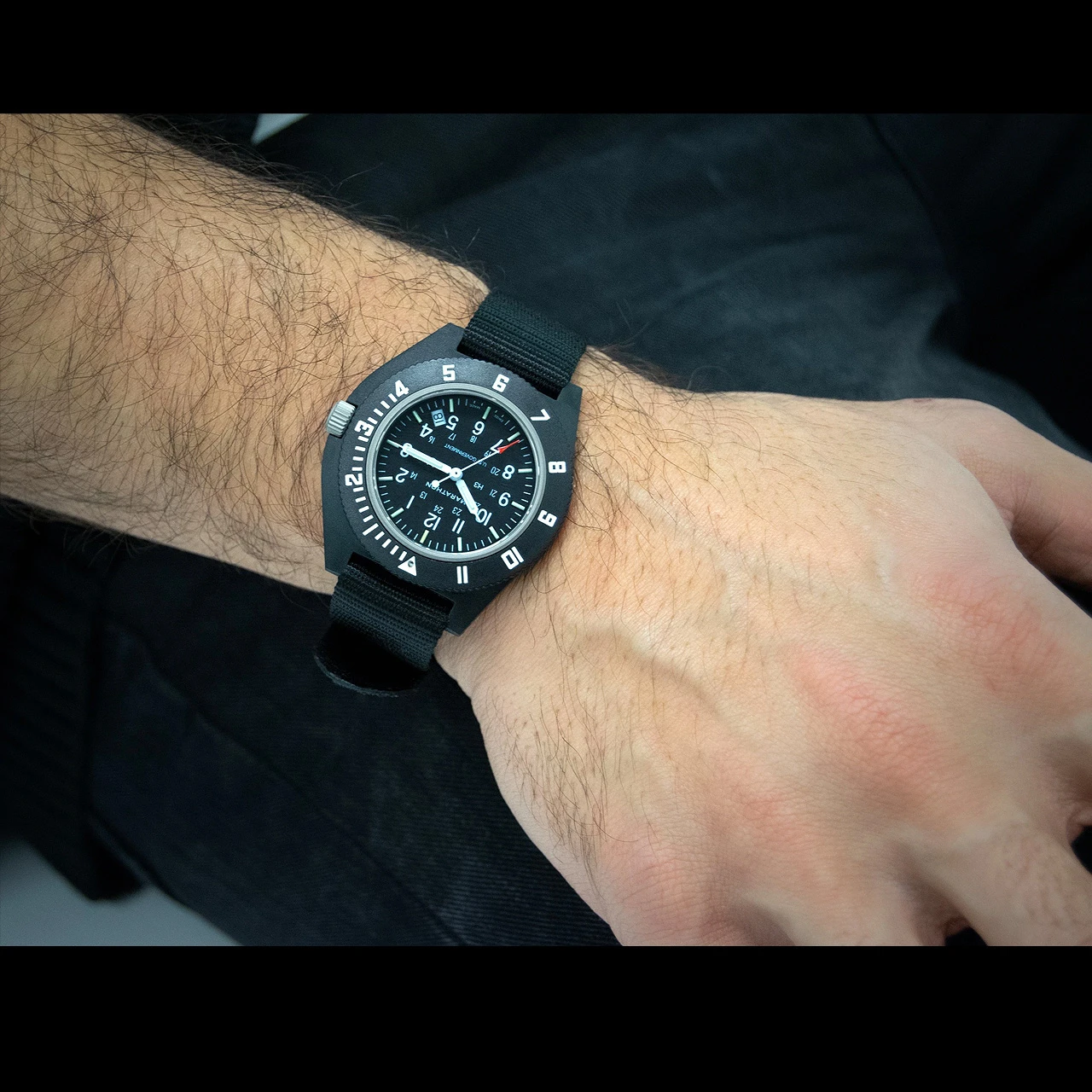 Marathon Pilot's Navigator Black With Date US Government 6 Marathon Pilot's Navigator Black With Date US Government - Image 6