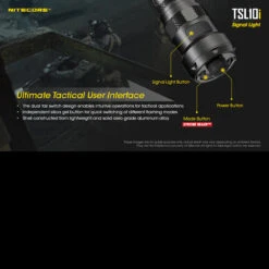 Nitecore TSL10i Tail Cap With Signal Light