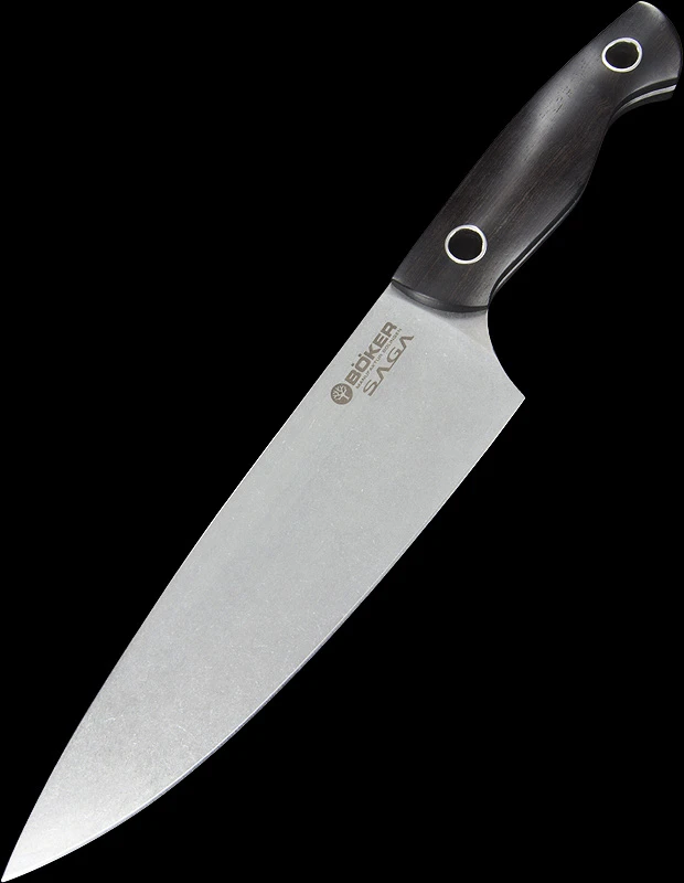 Boker Saga Grenadil Chef Knife Fixed Blade 1 Boker Saga Grenadil Chef Knife Fixed Blade