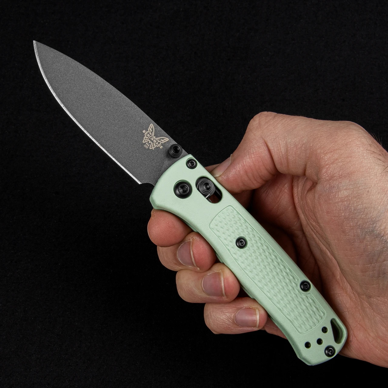 Benchmade 533GY-06 Mini Bugout Sea Foam Folding Knife 5 Benchmade 533GY-06 Mini Bugout Sea Foam Folding Knife - Image 5