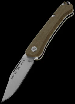 Buck Saunter Folder Clip Point Folding Knife -SurvGear Shop BU250GRS1.1 29286.1692977922