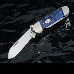 Case Canoe Blue Pearl Kirinite Folding Knife -SurvGear Shop CA23447.1 37840.1694519717.1280.1280 14743.1694527413