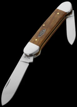 Case Canoe Yellow Curly Oak Folding Knife -SurvGear Shop CA47126 03114.1696507507
