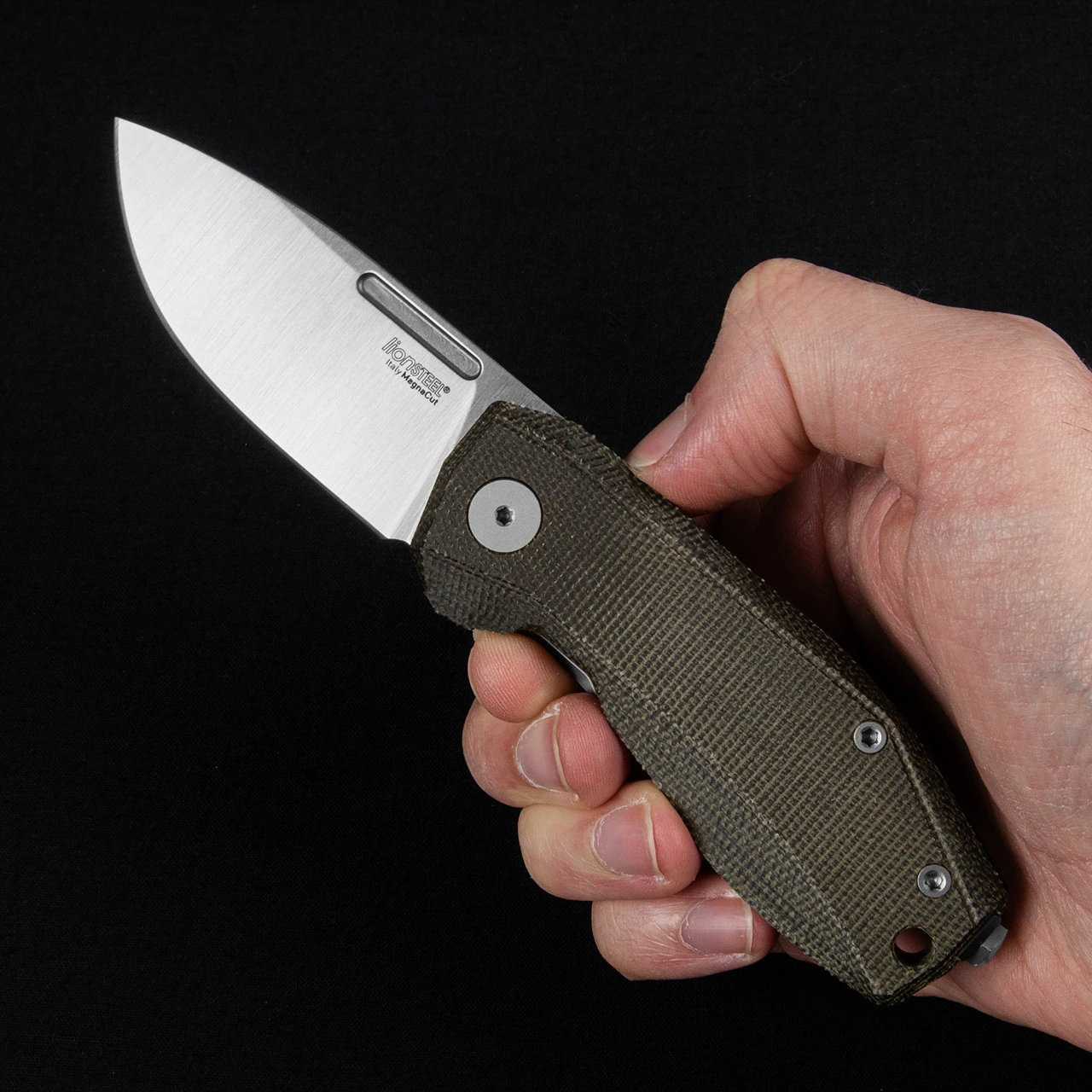 LionSteel Nano Micarta Folding Knife 6 LionSteel Nano Micarta Folding Knife - Image 6