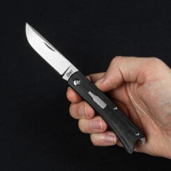Esnyx Beer Buster Jr Micarta Folding Knife -SurvGear Shop ESNBBJSJ42.2 51454.1694792454.1280.1280 42893.1695120451