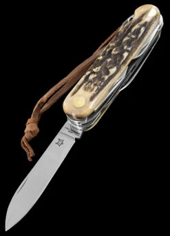 Fox Multipurpose Pocket Knife Stag 8 9 Fox Multipurpose Pocket Knife Stag 8 -SurvGear Shop FOX 226 8 SCE02 89842.1678276553