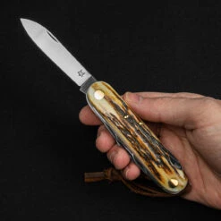 Fox Multipurpose Pocket Knife Stag 7 -SurvGear Shop FOX 2267 SCE.1 61935.1678276057