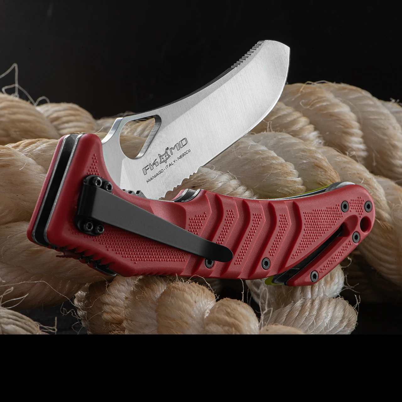 Fox ALSR 2 Rescue Knife Red 9 Fox ALSR 2 Rescue Knife Red - Image 9