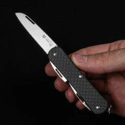 Fox Vulpis 3 Carbon Fibre Penknife -SurvGear Shop FOX FX VP130 3CF 37404.1688656750.1280.1280 44595.1688741334