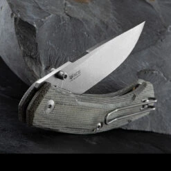 Giant Mouse ACE Iona V2 Micarta Folding Knife