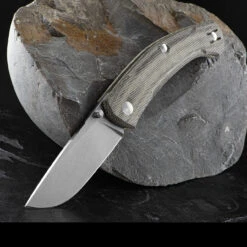 Giant Mouse ACE Iona V2 Micarta Folding Knife -SurvGear Shop GM IONAV2 GRN.4 70552.1694013881.1280.1280 17048.1694174761