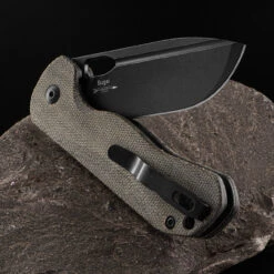 Kizer Bugai Micarta Black Folding Knife -SurvGear Shop KIV3627A1.1 67367.1686756186.1280.1280 00370.1686756249