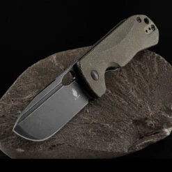 Kizer Bugai Micarta Black Folding Knife -SurvGear Shop KIV3627A1.3 47302.1686756185.1280.1280 33667.1686756249