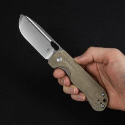 Kizer Bugai Micarta Folding Knife -SurvGear Shop KIV3627C1 76725.1686757349
