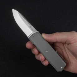 Maserin Silver 410 Titanium Folding Knife -SurvGear Shop MAS410 T 93717.1688743204.1280.1280 54365.1689085761