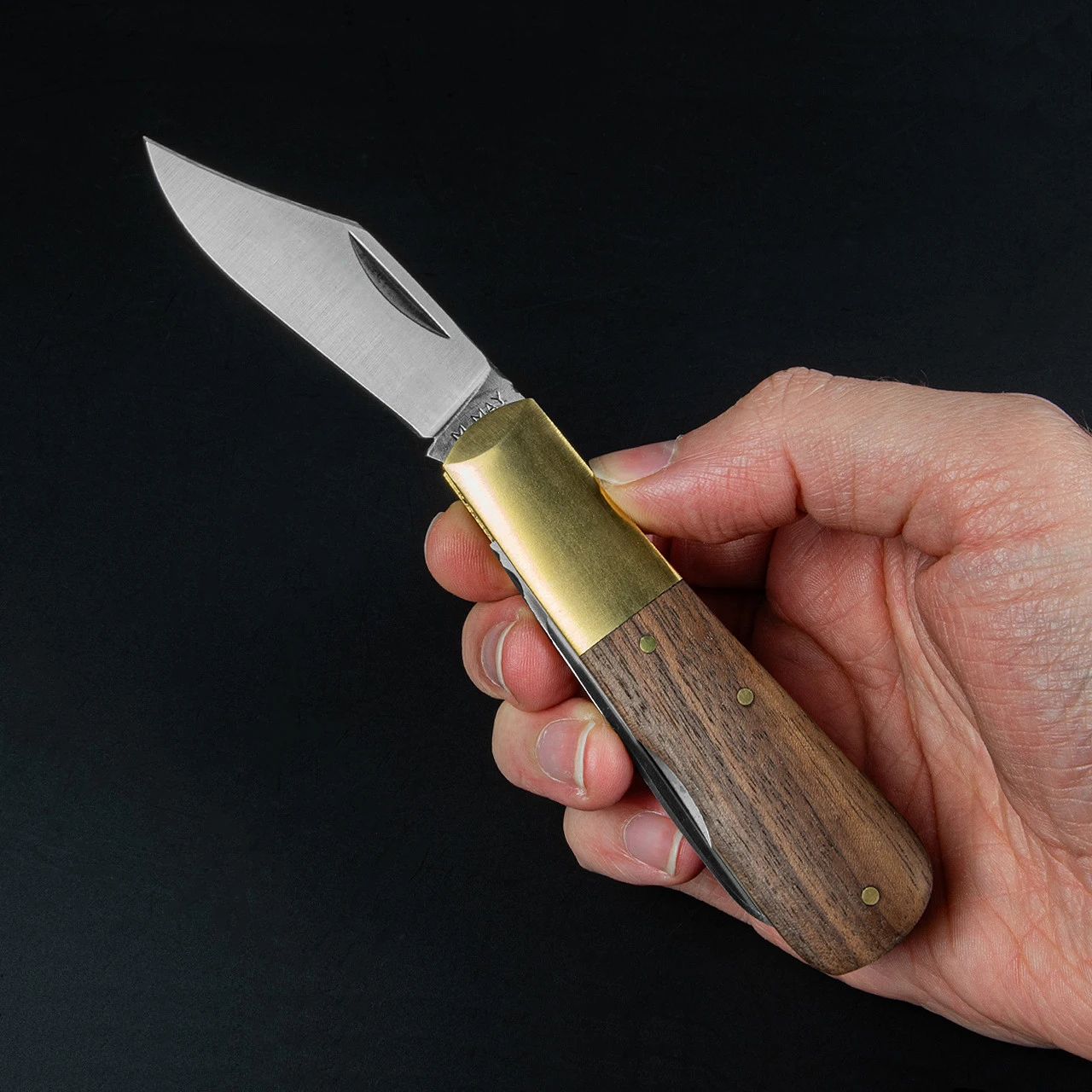 Michael May Barlow Walnut Folding Knife 3 Michael May Barlow Walnut Folding Knife - Image 3