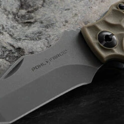 Pohl Force Bravo Two Classic FDE Folding Knife -SurvGear Shop POHL 1079.5 60327.1690215750