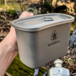 Pathfinder Titanium Canteen Cooking Set -SurvGear Shop PTH206det5 61456.1624535087