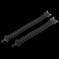 RCP AustriAlpin COBRA Paracord Bracelet Black -SurvGear Shop RCP PB BK BLK 802 32995.1665490943