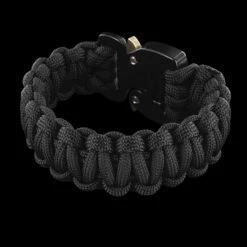 RCP AustriAlpin COBRA Paracord Bracelet Black -SurvGear Shop RCP PB BK BLK 804 98896.1665490943