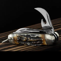 Rough Rider Kamp King Cinnamon Folding Knife -SurvGear Shop RR2424.2 12150.1685442924