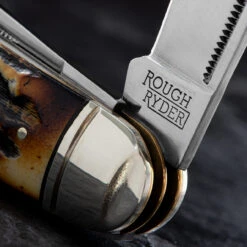 Rough Rider Cattleman Cinnamon Folding Knife