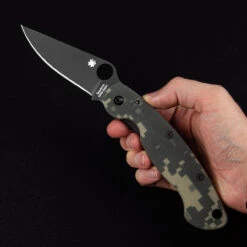 Spyderco Mili Digi Camo Black Blade Folding Knife 9 Spyderco Mili Digi Camo Black Blade Folding Knife -SurvGear Shop SC36GPCMOBK.1 87109.1695729085