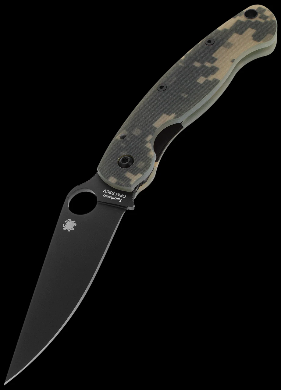 Spyderco Mili Digi Camo Black Blade Folding Knife 2 Spyderco Mili Digi Camo Black Blade Folding Knife - Image 2