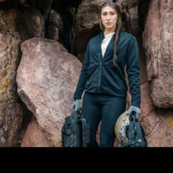 TAD Women Aeon CT Hoodie Black -SurvGear Shop TAD AEON BLKdet7 43104.1642076077