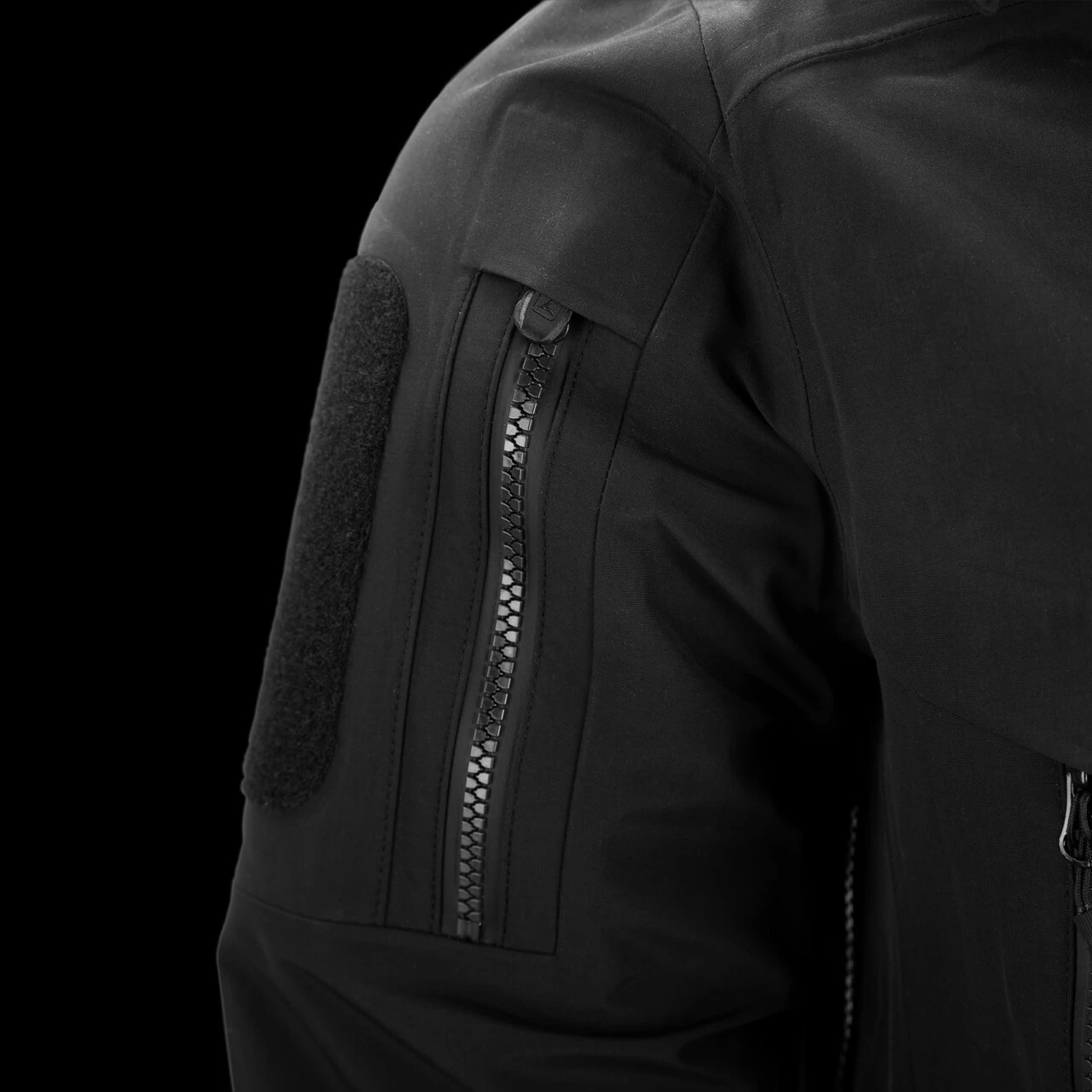 TAD Stealth Hoodie LT Patched Black 4 TAD Stealth Hoodie LT Patched Black - Image 4