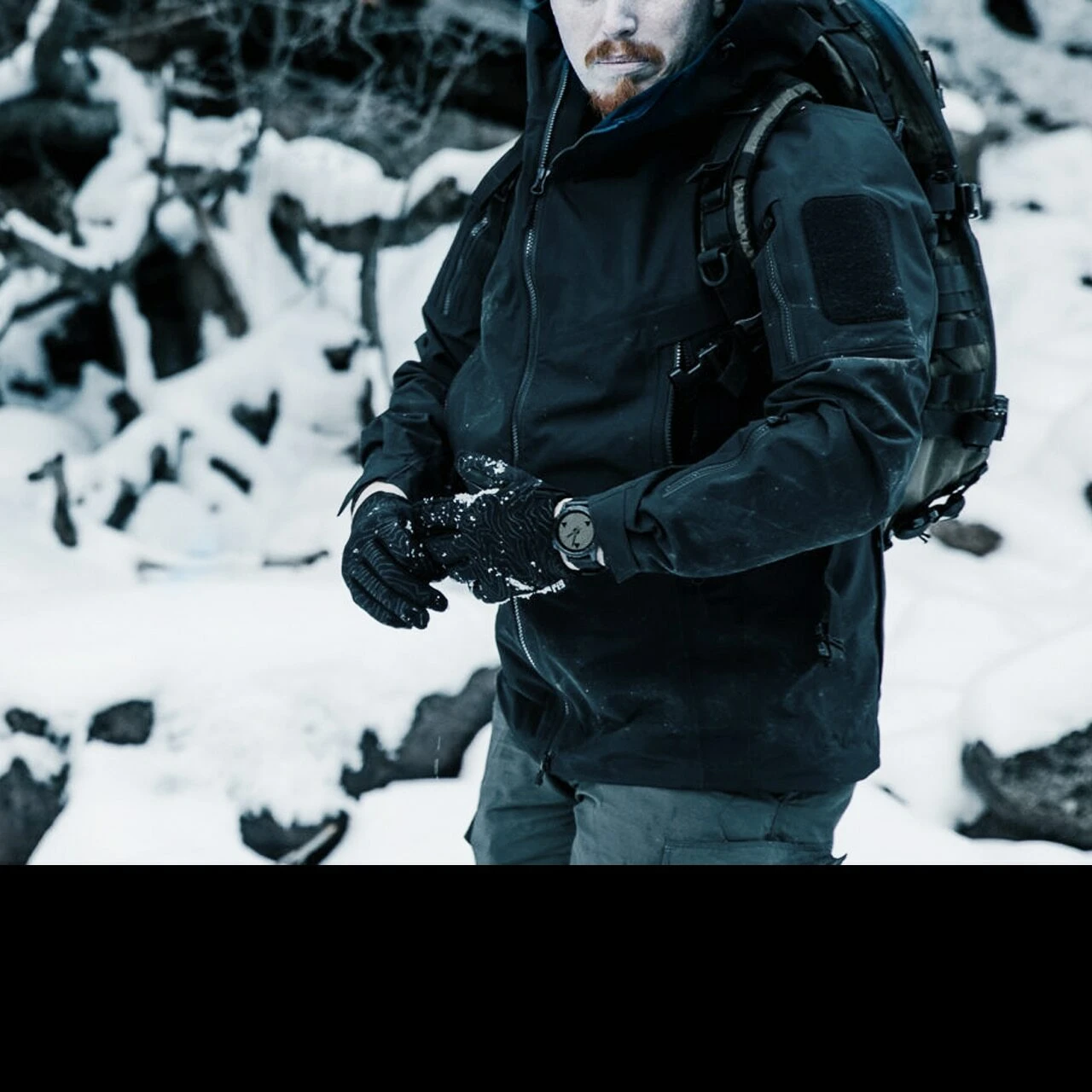 TAD Stealth Hoodie LT Patched Black 2 TAD Stealth Hoodie LT Patched Black - Image 2