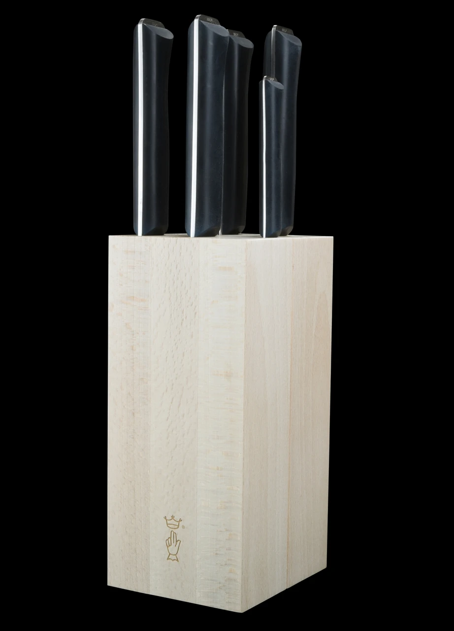 Opinel Intempora 5-piece Knife Block Set 2 Opinel Intempora 5-piece Knife Block Set - Image 2