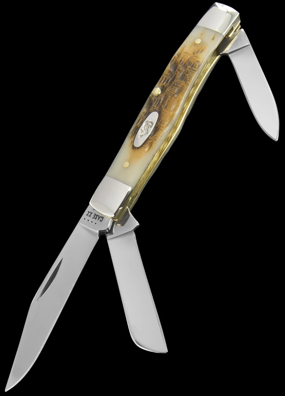 Case Stockman Amber Bone Carbon 1 Case Stockman Amber Bone Carbon