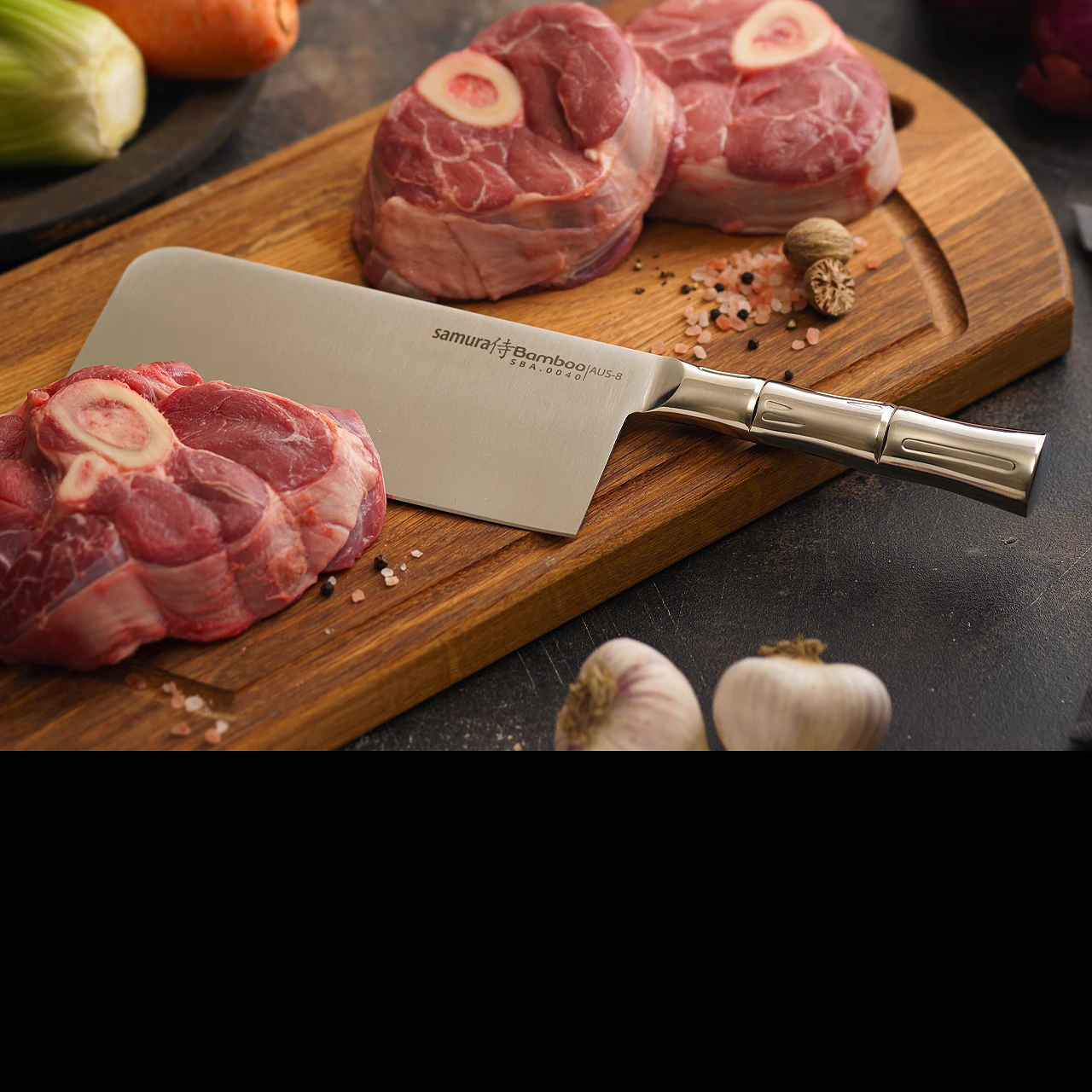 Samura Cleaver Bamboo 3 Samura Cleaver Bamboo - Image 3