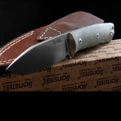 Lion Steel Bushcraft B35 Micarta Green -SurvGear Shop ccm ls b35cvg 83724.1587729658