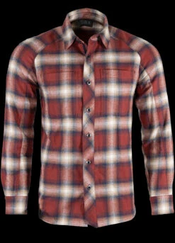 TAD Sanction FX Shirt Cinder Plaid -SurvGear Shop cinder 07476.1675163079