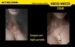 Nitecore Single Chamber Whistle -SurvGear Shop nitecore nws10det3 89701.1587389204