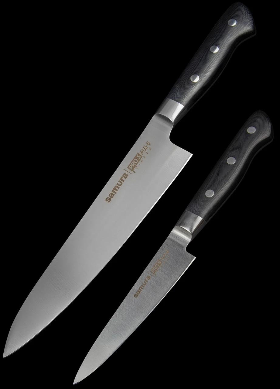 Samura Pro-S Set Of 2 Kitchen Knives 2 Samura Pro-S Set Of 2 Kitchen Knives - Image 2