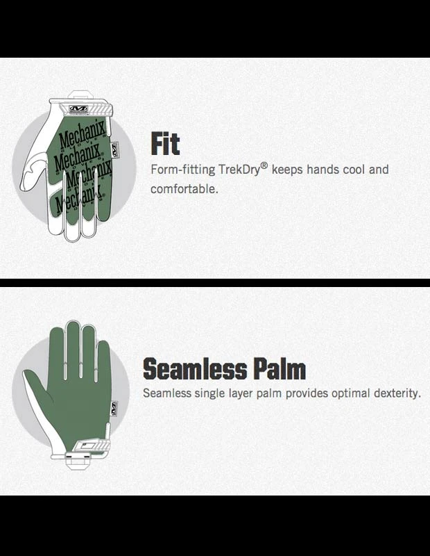 Mechanix Tactical Original Glove Wolf Grey 3 Mechanix Tactical Original Glove Wolf Grey - Image 3