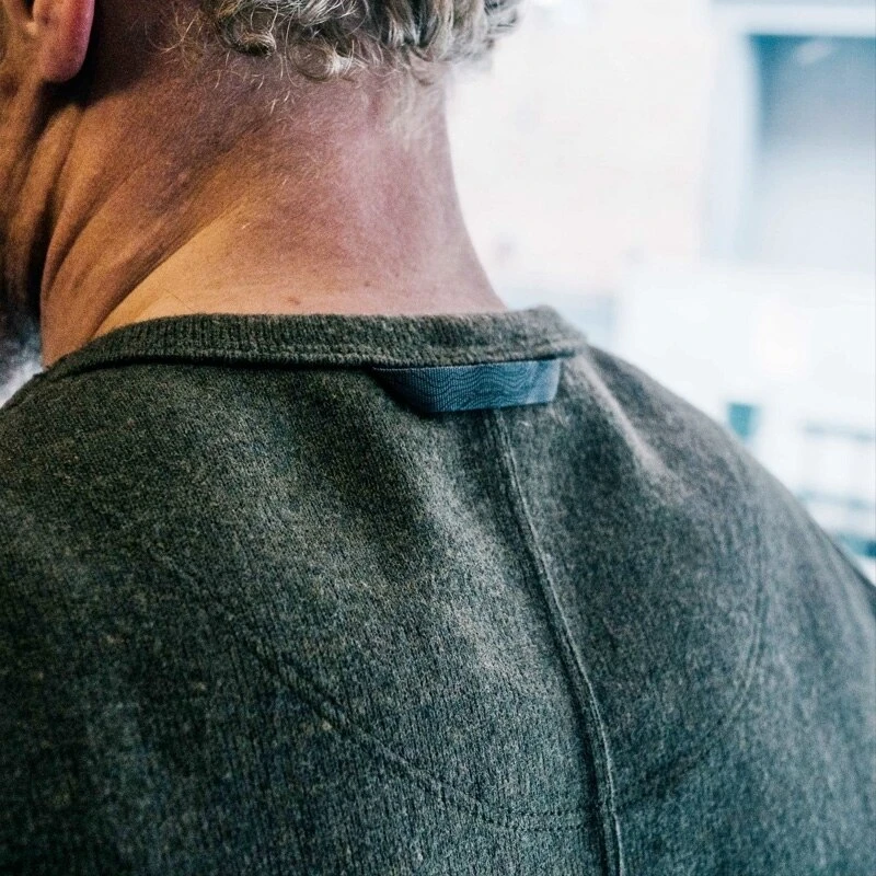 TAD Razor Crew Heather Grey 2 TAD Razor Crew Heather Grey - Image 2