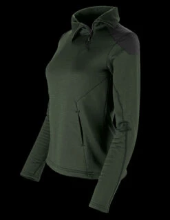 TAD Women Storm Pullover Loden Green -SurvGear Shop tad stormdet6 62173.1642758918