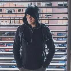 TAD Theorem Hoodie Heather Shadow -SurvGear Shop tad theo blk ldet11 1 1 73903.1642758781