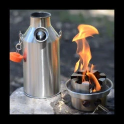 Kelly Kettle Trekker Kit Stainless Steel -SurvGear Shop trekkersteel2 48283.1643970480