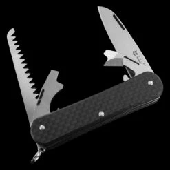 Fox Vulpis 4 Saw Carbon Fibre Penknife -SurvGear Shop vulpisCF 24470.1686563244