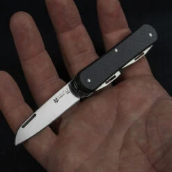 Fox Vulpis 4 Saw Carbon Fibre Penknife -SurvGear Shop vulpisCFdet3 04324.1686567908