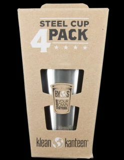 Klean Kanteen Steel Cup 295ml - 4 Pack 9 Klean Kanteen Steel Cup 295ml - 4 Pack -SurvGear Shop wit kssc10 4pk 15783.1587728695